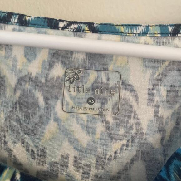 Title Nine Drape Neck Dress Womens XS Lightweight Stretch Casual Summer Travel - Picture 3 of 7